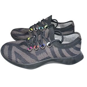 NEW Allbirds Men’s Gray & Black Multi Color Tree Dasher Sneakers Running Shoes